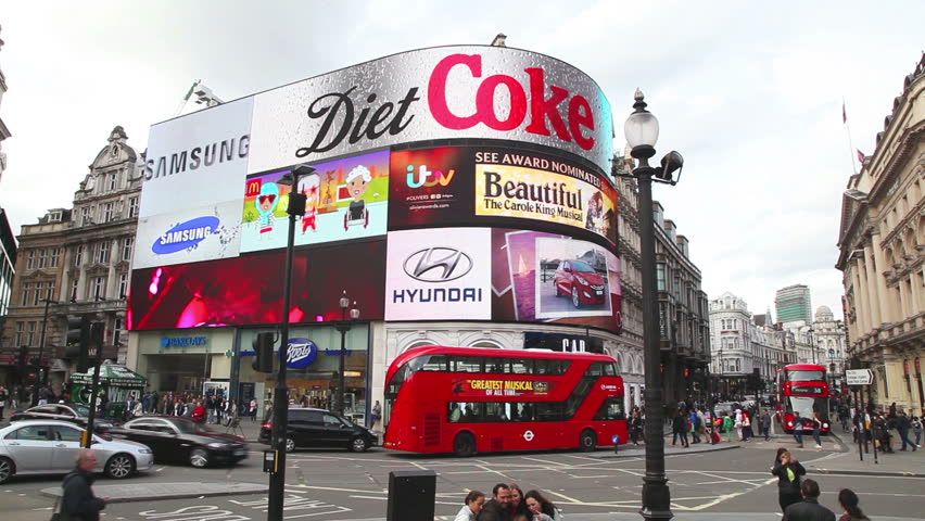 LONDON, UK APRIL 3rd: Piccadilly Circus On April 3rd, 2012 ...