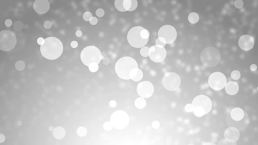 Lights Silver Bokeh Background. High Definition Abstract Motion