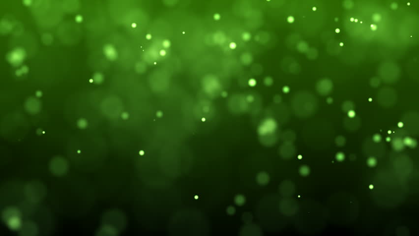 Abstract Background Particle Loop In Green Stock Footage Video 2167649 ...