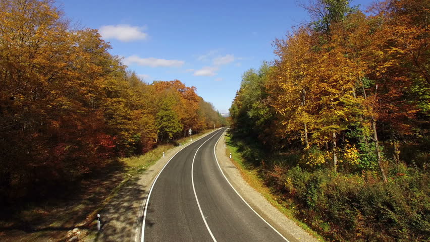 Historic Scenic Highway 30 In Portland Oregon In Fall And Autumn Season