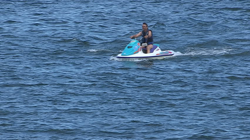 Barrie, Ontario, Canada July 2013 Boats on the lake on hot summer day 