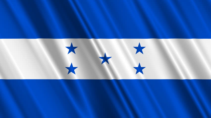 Honduras Flag Loop 1 Stock Footage Video 1371190 - Shutterstock