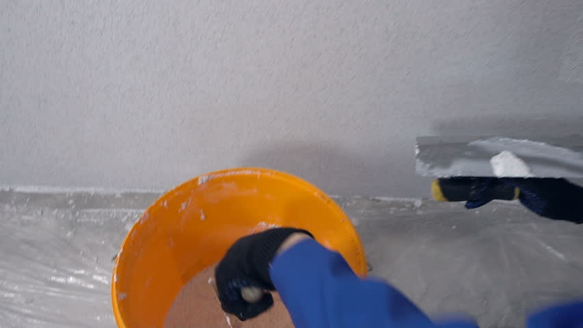 Header of plaster