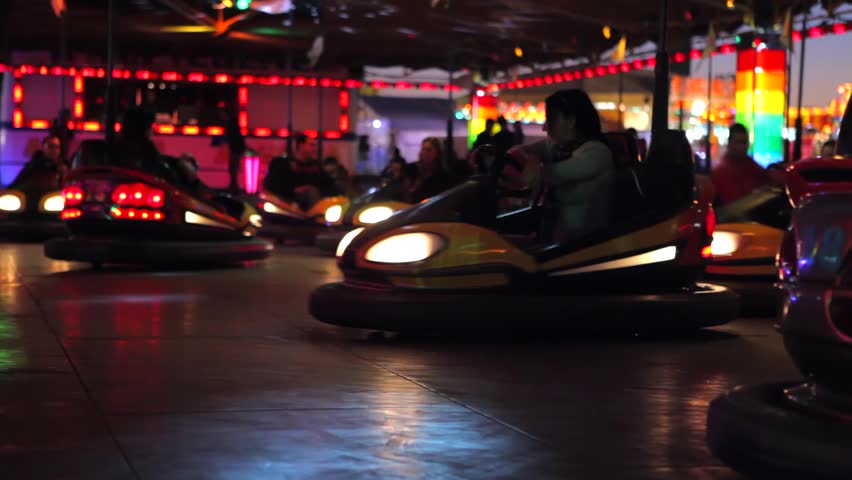 fairground bumper cars