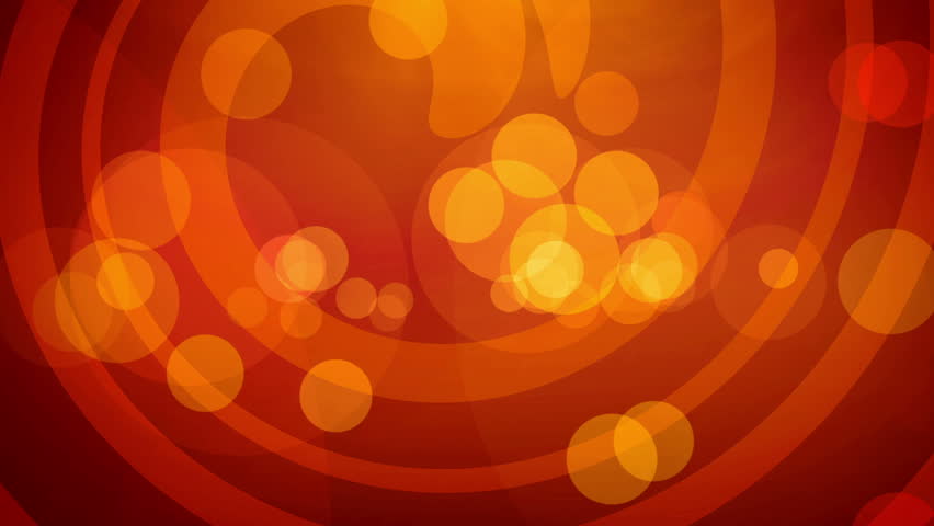 Animated Screen Saver Orange Color With A Flash And Back Focus Stock