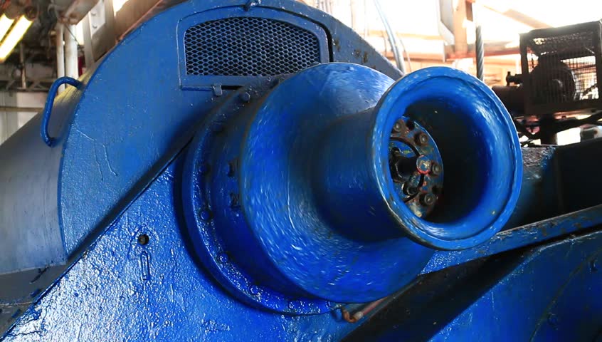 Drawworks Cathead Rotating - Equipment For Oil Drilling Rig Stock