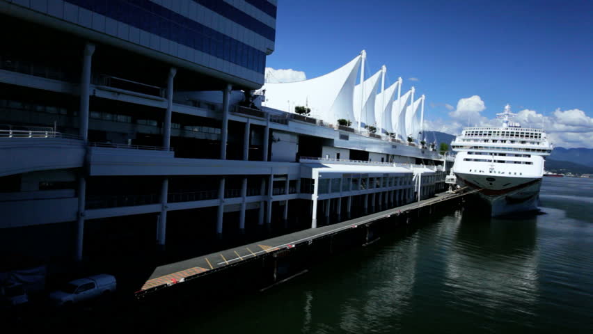 Canada Place Cruise Ship Terminal Port Of Vancouver Docks, British ...