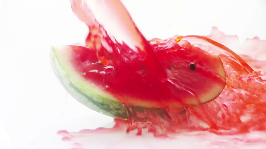 Watermelon splash footage Stock clips & videos