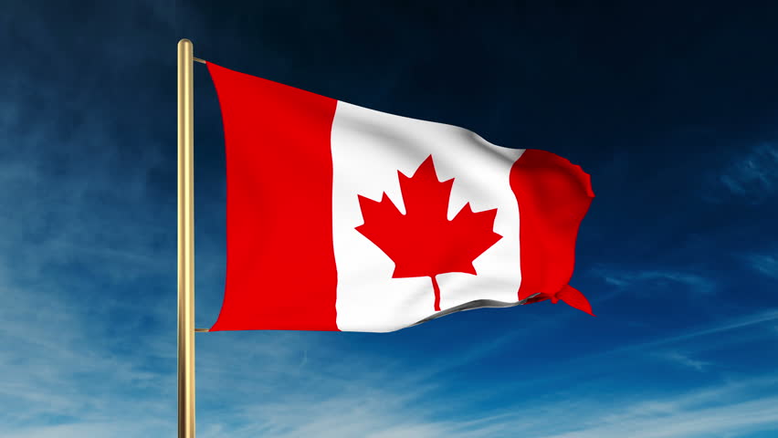clipart canadian flag waving - photo #48