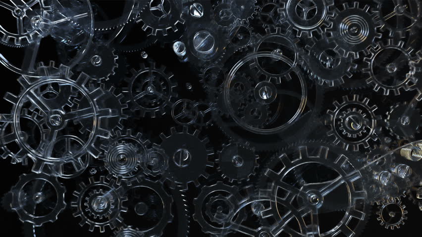 Gears Turning Blueprint Sketch Animation Stock Footage Video 1749218 ...