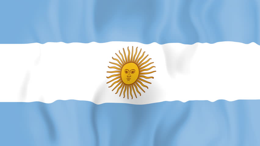 The Flag Animation In 4k Of The Argentina Country Stock Footage Video ...