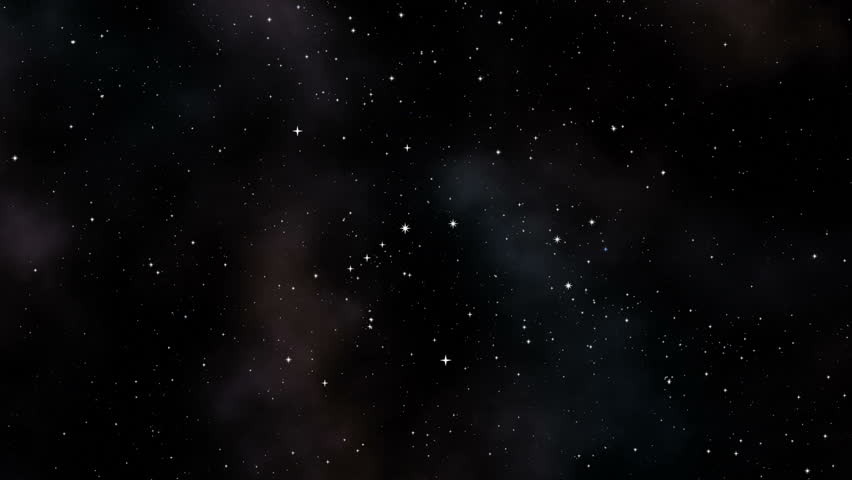 A Night Sky With A Twinkling Star Field. Stock Footage Video 1116520 ...