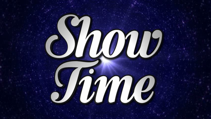 SHOW TIME Animation Text And Disco Dance Background, Zoom IN/OUT ...