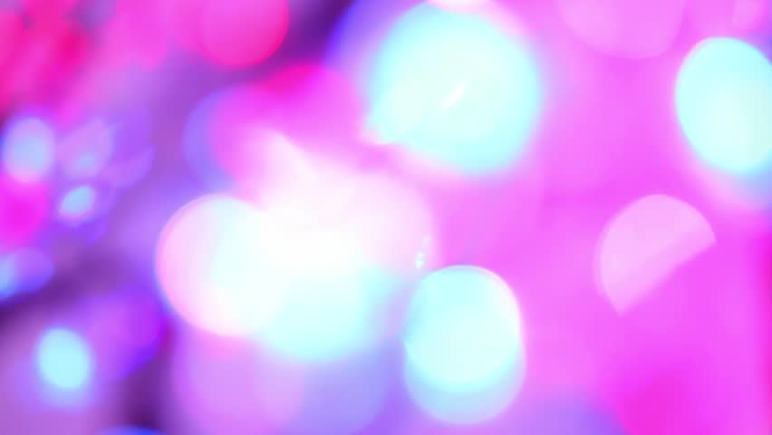 Blurred Abstract Background. Blurry Out Of Focus Lights. Changing Blue ...