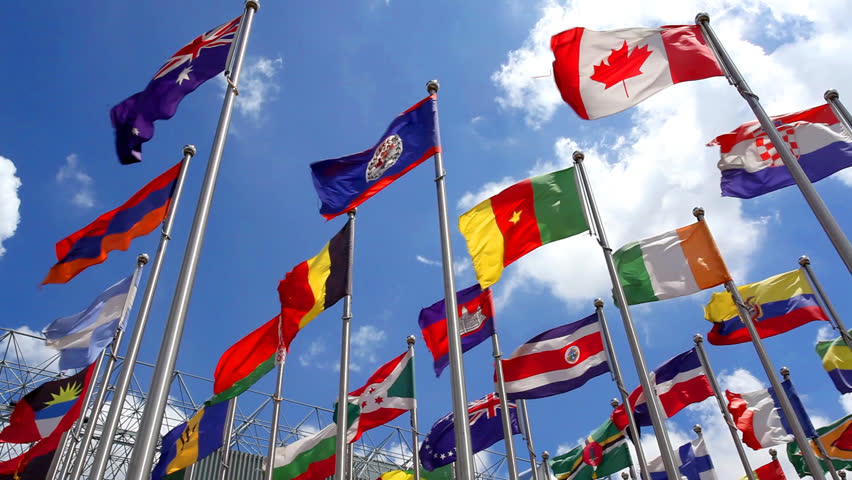 Flags Of The World Stock Footage Video 2586746 - Shutterstock