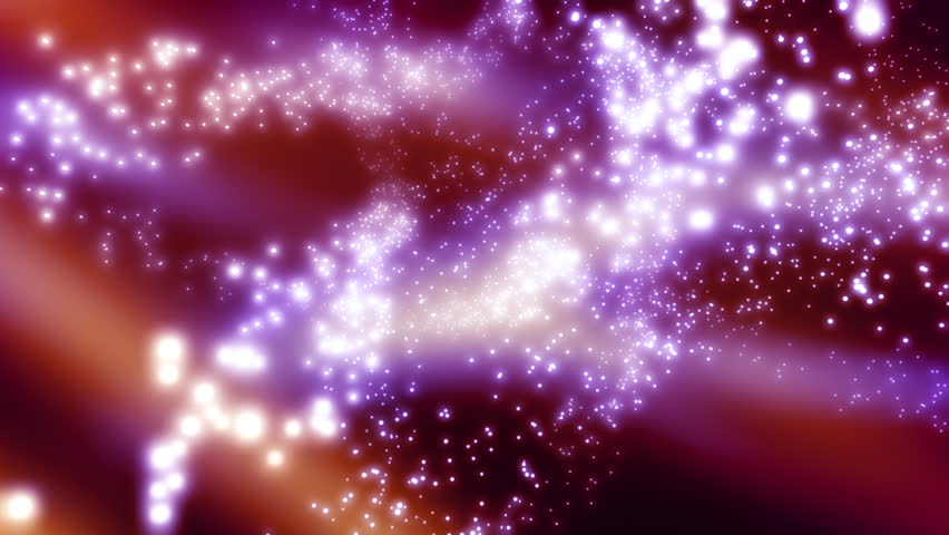 Purple Cosmic Particles Looping Animated Background Stock Footage Video ...