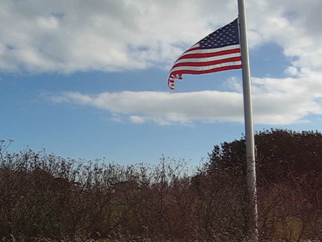 Flag ford half mast president #7