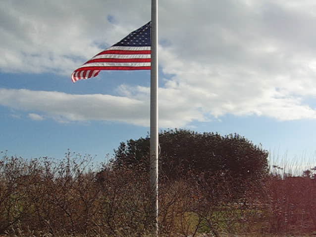Flag ford half mast president #3