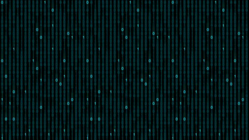 Blue Binary Code. Seamless Loopable. HD 1080 Stock Footage Video 218992 ...