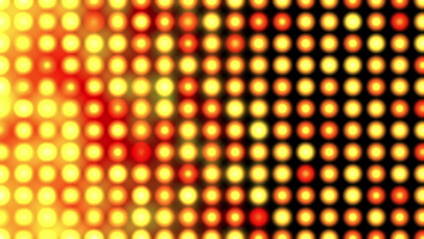 Yellow LED Light Wall Animation HD Stock Footage Video 2278622 ...