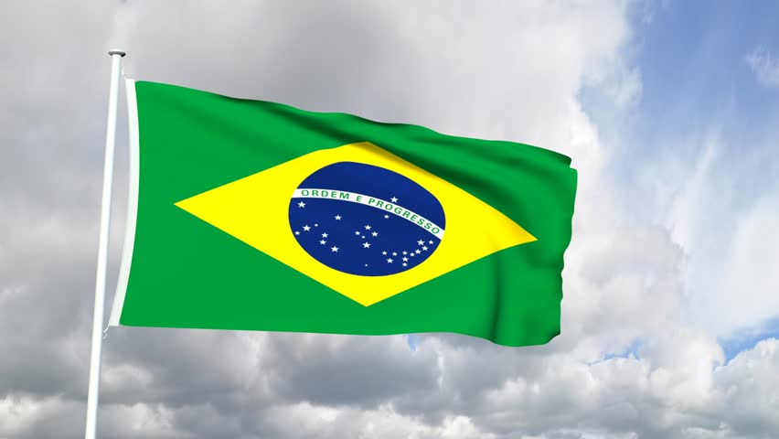 Flag Of Brazil Stock Footage Video 2573219 - Shutterstock