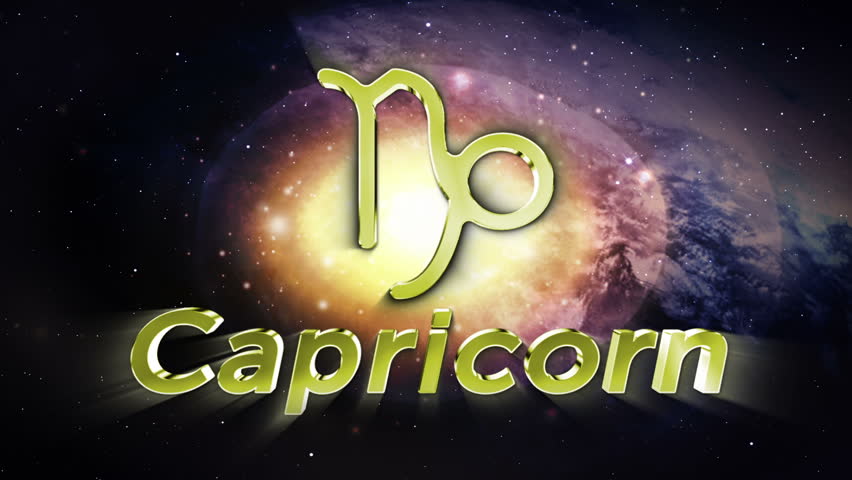 Animation Of Capricorn Zodiac Sign. Stock Footage Video 3635498 ...