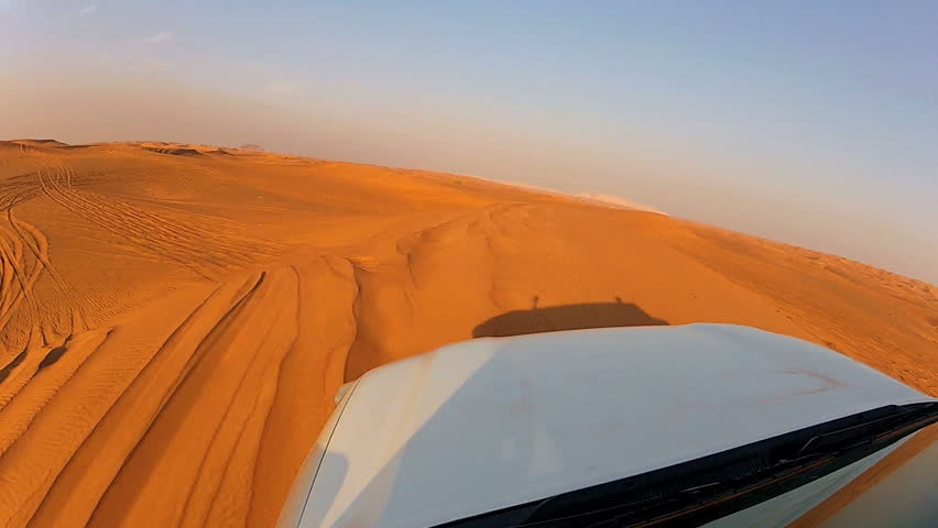 Dubai Desert 4x4 Off Road Vehicle Driving In Extreme Terrain, UAE ...