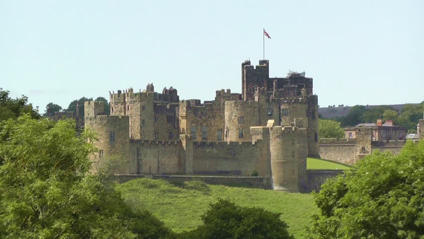 Alnwick Castle, Home Of The Duke Of Northumberland, It Is The Second ...