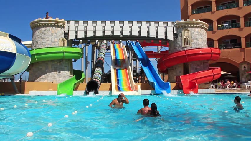 TUNISIA, SOUSSE, JULY 11, 2010: People In Big Recreation Area With ...