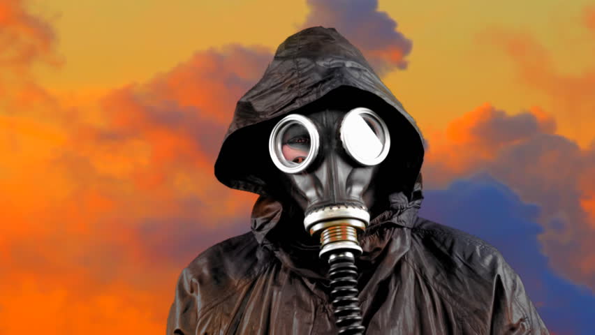 A Man In A Gas Mask Stock Footage Video 4914827 - Shutterstock