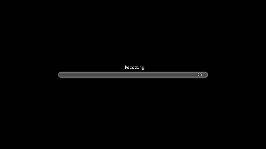 Loading Bar Animation On Black Screen Stock Footage Video 5428349 ...