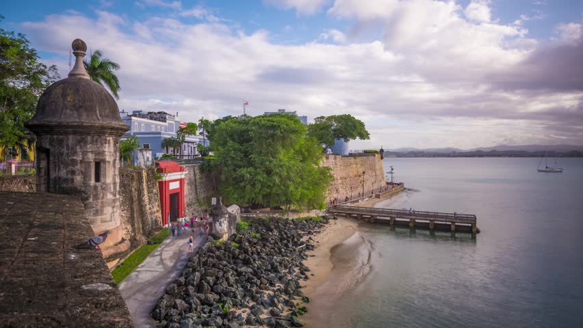 Old San Juan, Puerto Rico. Stock Footage Video 5390300 - Shutterstock