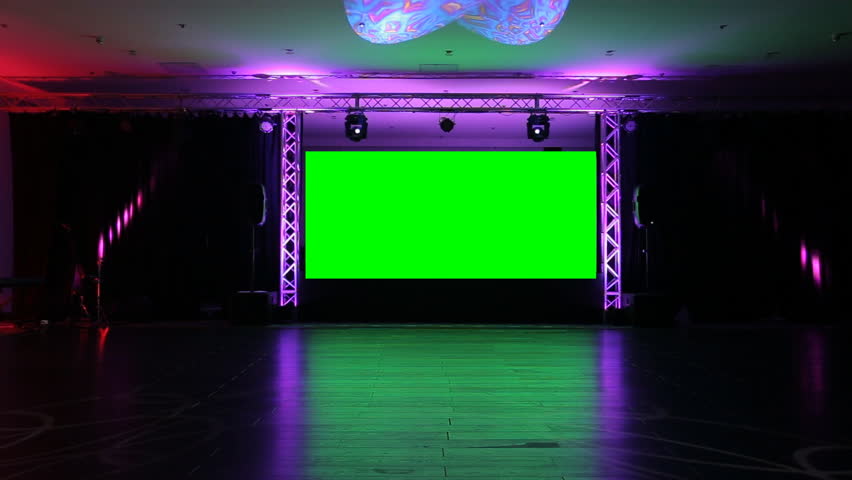 Disco Room, Green Screen And Alpha Channel Stock Footage Video 3626996 ...