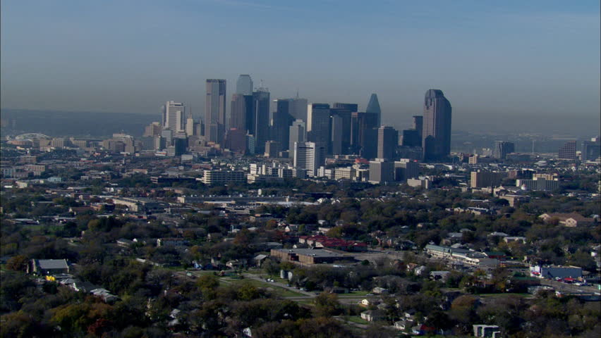 Dallas Skyline Morning. The Morning View Of The Dallas City Skyline ...