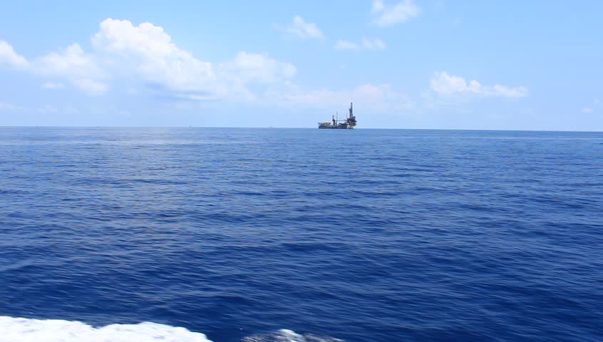 Sail Boat In The Distance Sailing The Sea Stock Footage Video 1908568 ...