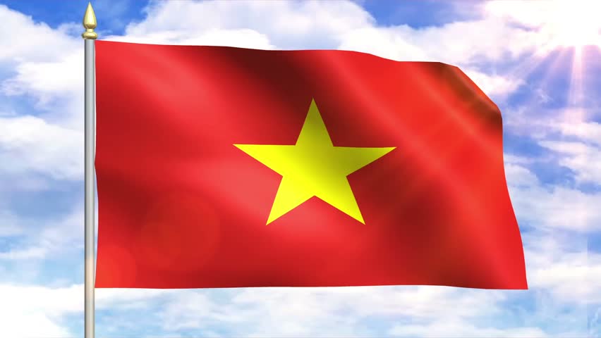 Flag Of Vietnam Stock Footage Video 2585597 - Shutterstock