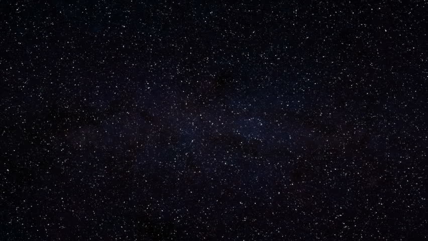 Realistic Stars Twinkle In The Night Sky (loopable). Stock Footage ...