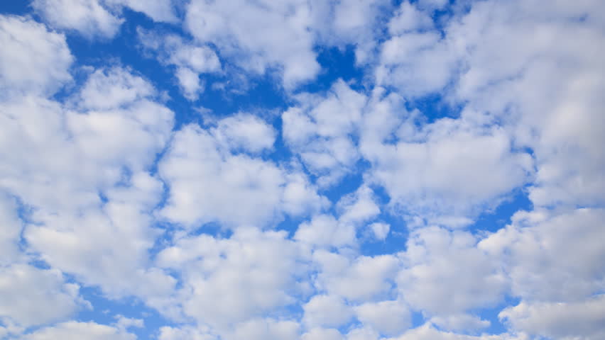 White Clouds Ripple On Blue Sky Stock Footage Video 8508484 - Shutterstock