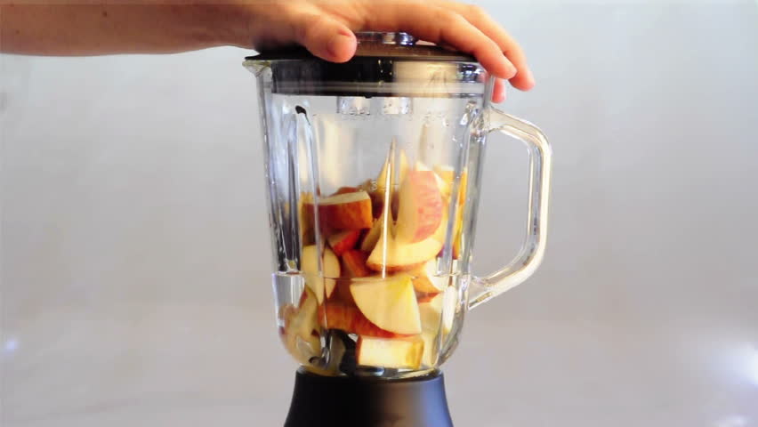 How to make apple juice with a blender